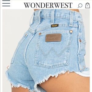 Wrangler High Waisted Shorts